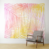 Hawaiian Tropical Palm Blätter Party Hintergrund Wandteppich (Beispiel (Horizontal))