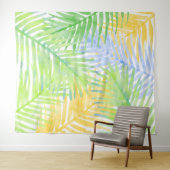 Hawaiian Tropical Palm Blätter Party Hintergrund Wandteppich (Beispiel (Horizontal))