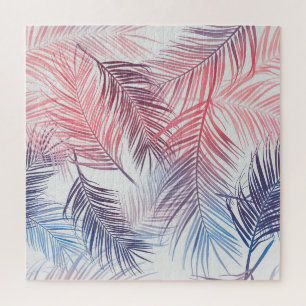 Hawaiian Tropical Palms: Stilvolle nahtlose Palmen Puzzle