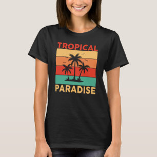 Hawaiian Tropical Paradise Hawaii Ananas Tiki T-Shirt
