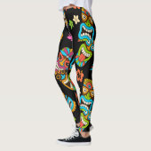 Hawaiian Tropical Print Leggings (Links)