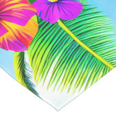 Hawaiian Tropical Seamless Pattern Kurzer Tischläufer (Ecke)