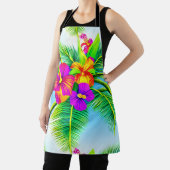 Hawaiian Tropical Seamless Pattern Schürze (InSitu)