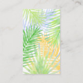 Hawaiian Tropical Toucan Babydusche Buchanforderun Begleitkarte (Rückseite)