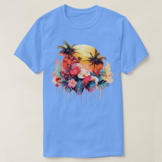 Hawaiian Tropical TShirt (Design vorne)