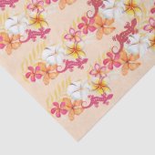 Hawaiian Tropics 2 Plumeria Tissue Paper Seidenpapier (Detail)