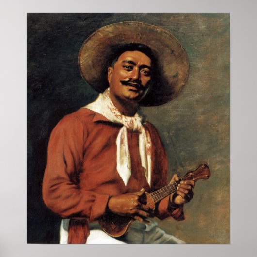 Hawaiian Troubadour - Hubert Vos Poster (Vorne)