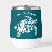 Hawaiian Turtle-Fisherman Ästhetisch-Aquamarin (Vorderseite)