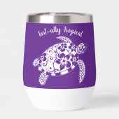 Hawaiian Turtle-Fisherman Ästhetisch-Lila (Rückseite)
