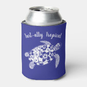 Hawaiian Turtle-Turt ally Tropical-Blue Dosenkühler (Kanne Vorderseite)