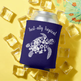 Hawaiian Turtle-Turt ally Tropical-Blue Dosenkühler