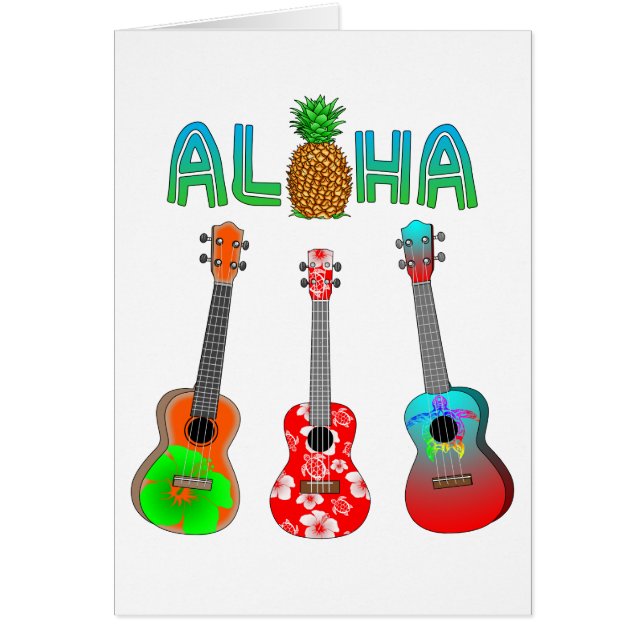 Hawaiian Ukulele Aloha Hawaii (Vorne)