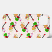 Hawaiian Ukulele Hibiskus Blume Case-Mate iPhone Hülle (Rückseite (Horizontal))