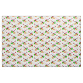Hawaiian Ukulele Hibiskus Blume Stoff (Fat Quarter (45,7 x 55,9 cm))