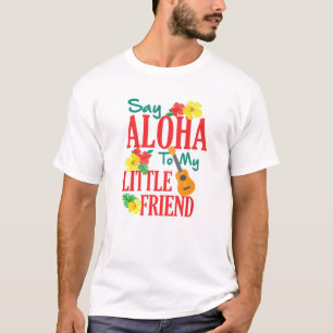 Hawaiian Ukulele Uke sagt Aloha zu meinem kleinen T-Shirt