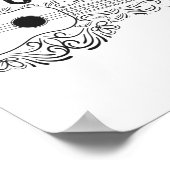 Hawaiian Ukulele Uke Uke-o-Alkoholische Poster (Ecke)