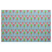 Hawaiian Ukuleles auf Blue Stoff (Fat Quarter (45,7 x 55,9 cm))
