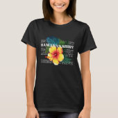 Hawaiian Vibes Tropical Island Summer Party holida T-Shirt (Vorderseite)