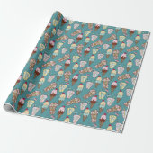 Hawaiian Vibes Wrapping Paper Geschenkpapier (Ungerollt)