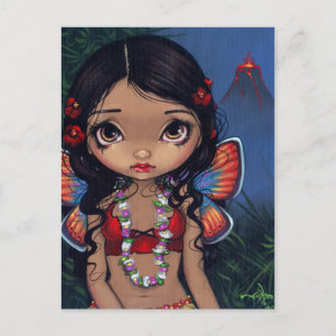 "Hawaiian Volcano Fairy" Postkarte