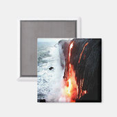 Hawaiian Volcano Magnet (Vorderseite/Rückseite)