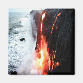 Hawaiian Volcano Magnet