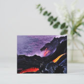 Hawaiian Volcano Postcard Postkarte (Stehend Vorderseite)