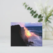 Hawaiian Volcano Postcard Postkarte (Stehend Vorderseite)