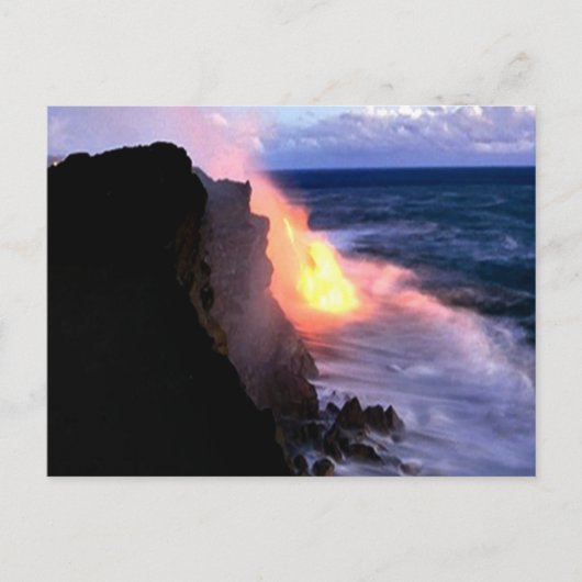 Hawaiian Volcano Postcard Postkarte (Vorderseite)
