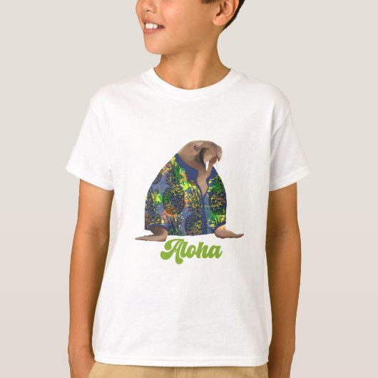 Hawaiian Walrus - Aloha T-Shirt (Vorderseite)