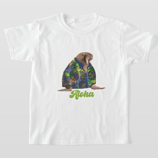 Hawaiian Walrus - Aloha T-Shirt (Ablage )