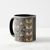 Hawaiian Wedding Tapa Cloth Tasse (Vorderseite Links)