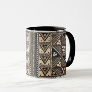 Hawaiian Wedding Tapa Cloth Tasse
