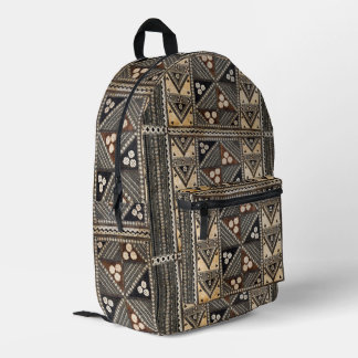 Hawaiian Wedding Tapa Pattern Bedruckter Rucksack