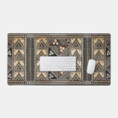 Hawaiian Wedding Tapa Pattern Schreibtischunterlage (Tastatur & Maus)