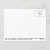 Hawaiian Wooden Tiki Postkarte (Rückseite)