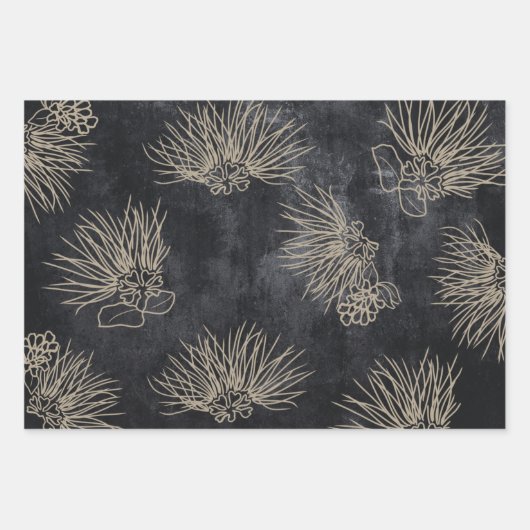 Hawaiian Wrapping Paper Set - 3 Blätter (Vorderseite 2)