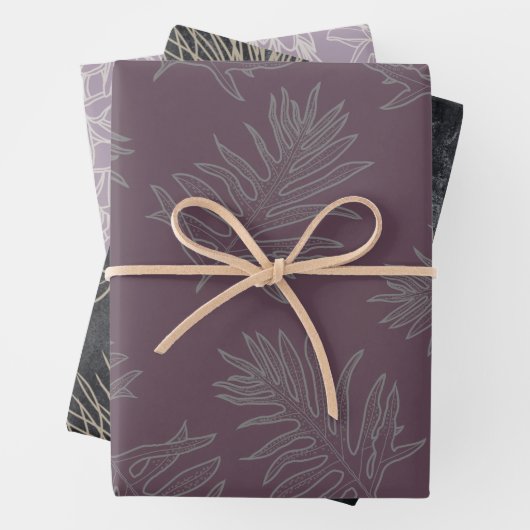 Hawaiian Wrapping Paper Set - 3 Blätter (Beispiel)