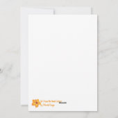 Hawaiian Yellow Plumeria Feiertagskarte (Rückseite)