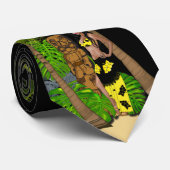 Hawaiianer-Aloha NachtKrawatte Krawatte (Gerollt)