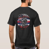 Hawaiianer durch Blut - Honu Kugel T-Shirt (Rückseite)