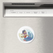 Hawaiianer Surfer Magnet (In Situ (Geschirrspüler))