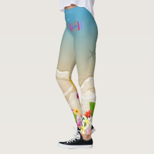 Hawaiianer-Wellen Leggings