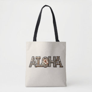 Hawaiianisch Polynesisch Aloha Bamboo Look Tasche