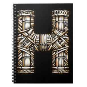 Hawaiianisch Polynesisch Aloha Buchstabe H Benutze Notizblock