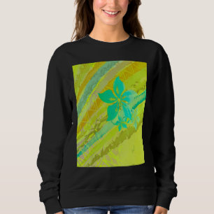 Hawaiianisch Polynesisch Tropisch Abstrakt Sweatshirt