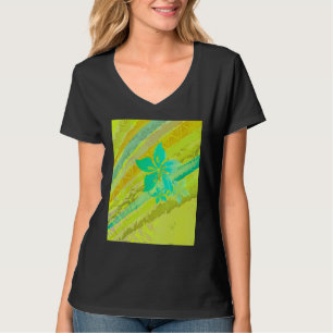 Hawaiianisch Polynesisch Tropisch Abstrakt T-Shirt