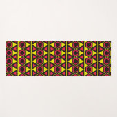 Hawaiianisch-rote Dreiecke Yogamatte (Vorderseite (Horizontal))