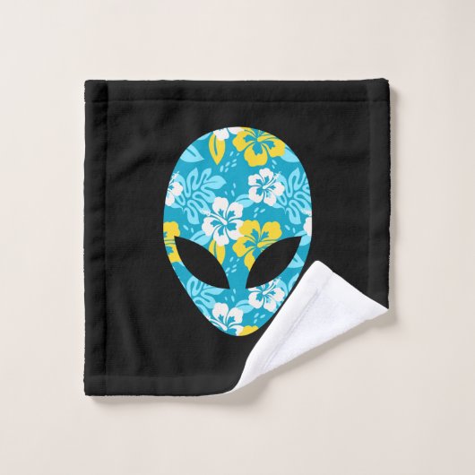 Hawaiianische Alien Head - Funny Alien Waschlappen (Waschlappen)