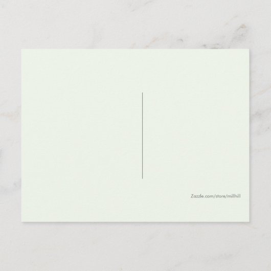 Hawaiianische Aloha-Blume Ananas und Berge Postkarte (Rückseite)